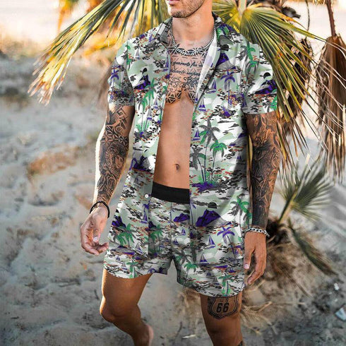 Men's 3D Printed Trendy Digital Shirt